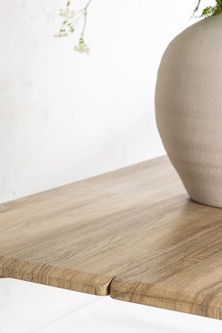 Venture Home Damon Matbord 200*75 - Whitewash / MDF med faner