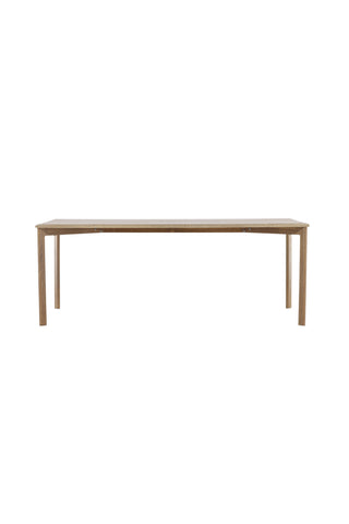 Venture Home Damon Matbord 200*75 - Whitewash / MDF med faner