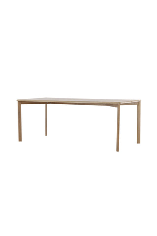 Venture Home Damon Matbord 200*75 - Whitewash / MDF med faner