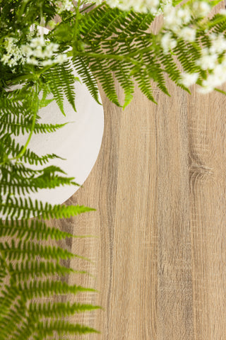 Venture Home Damon Matbord 200*75 - Whitewash / MDF med faner