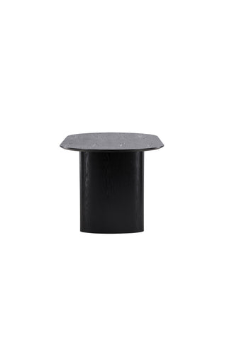 Venture Home Sten Wool Blend m Tygbaksida - 50*75- -Oval -Mörkgrå