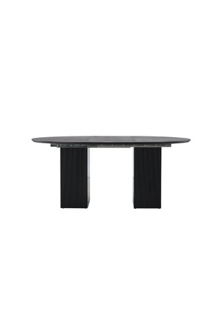 Venture Home Matilda Matbord Utdragbart φ130/180 - Svart / MDF med faner