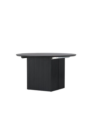 Venture Home Matilda Matbord Utdragbart φ130/180 - Svart / MDF med faner