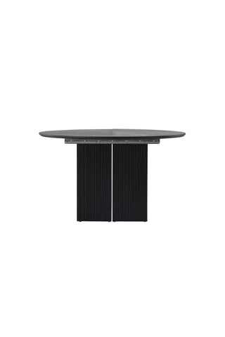 Venture Home Matilda Matbord Utdragbart φ130/180 - Svart / MDF med faner