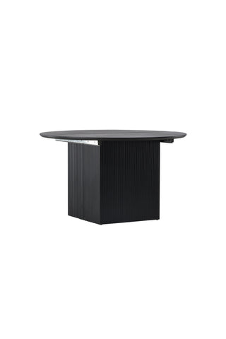 Venture Home Matilda Matbord Utdragbart φ130/180 - Svart / MDF med faner