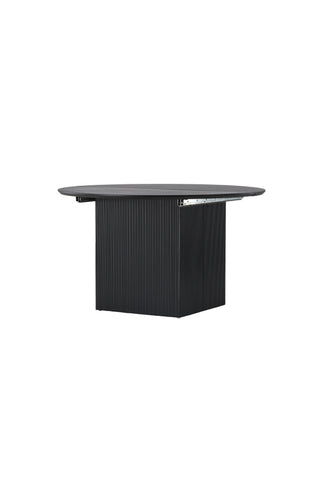 Venture Home Matilda Matbord Utdragbart φ130/180 - Svart / MDF med faner