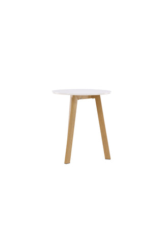 Venture Home Leonora Matbord φ65 - Eklook / Vit MDF