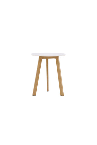 Venture Home Leonora Matbord φ65 - Eklook / Vit MDF
