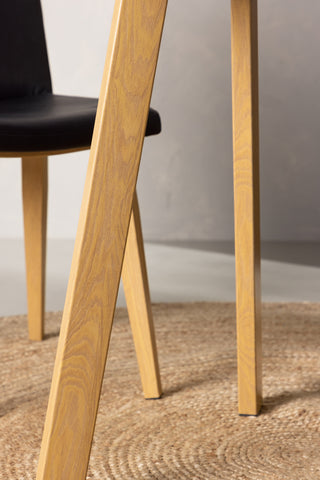 Venture Home Leonora Matbord φ65 - Eklook / Vit MDF