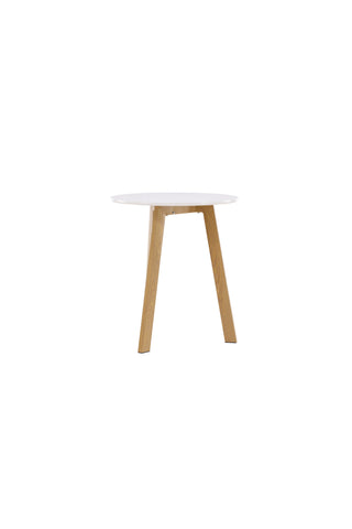 Venture Home Leonora Matbord φ65 - Eklook / Vit MDF