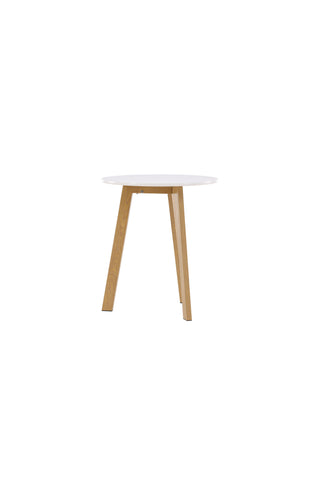 Venture Home Leonora Matbord φ65 - Eklook / Vit MDF