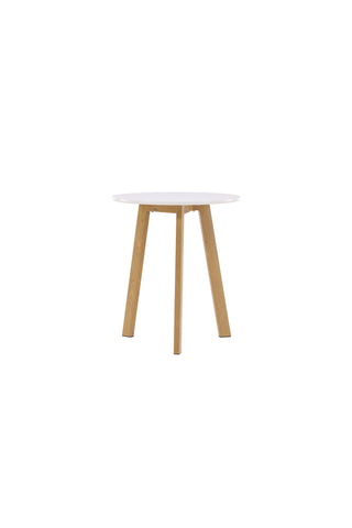 Venture Home Leonora Matbord φ65 - Eklook / Vit MDF