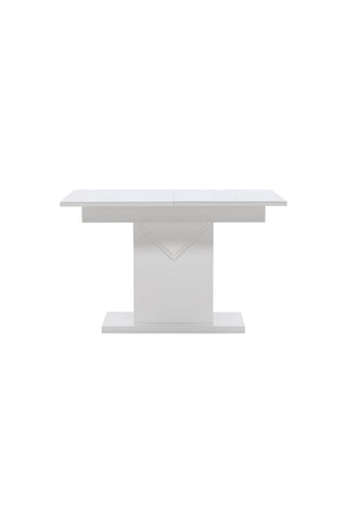 Venture Home Pluto Matbord 120/160*90- Vit / MDF Glas