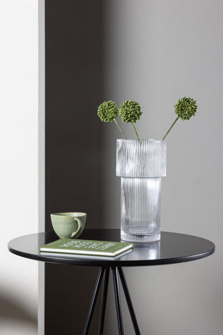 Venture Home Bistro Barbord φ60 - Svart / MDF med faner