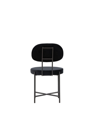 Venture Home Stella Matstol 2-pack - Svart / Svart sammet