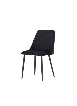 Venture Home Night Dining Chair 2-pack - Svart / Svart sammet