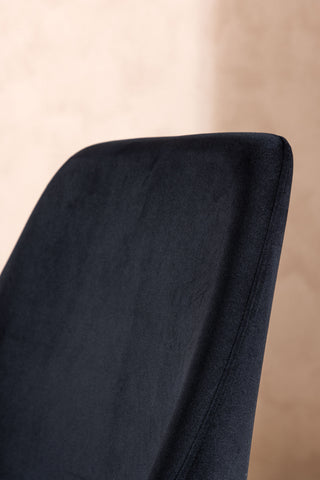 Venture Home Night Dining Chair 2-pack - Svart / Svart sammet