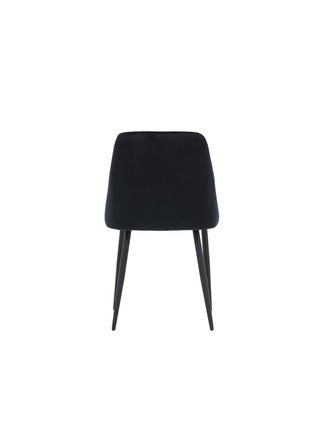 Venture Home Night Dining Chair 2-pack - Svart / Svart sammet