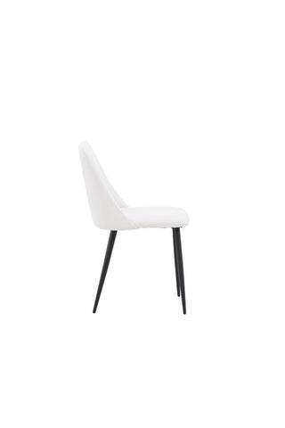 Venture Home Night Dining Chair 2-pack - Mörk valnöt / Mocca / Brunt tyg