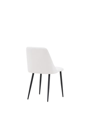Venture Home Nattstol 2-pack - Svart / Vit PU