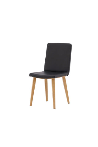 Venture Home Idag Matstol 2-pack - Natur / Svart PU