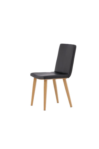 Venture Home Idag Matstol 2-pack - Natur / Svart PU