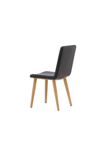 Venture Home Idag Matstol 2-pack - Natur / Svart PU
