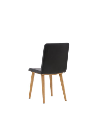 Venture Home Idag Matstol 2-pack - Natur / Svart PU