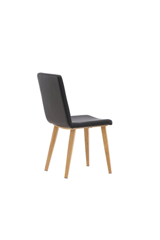 Venture Home Idag Matstol 2-pack - Natur / Svart PU