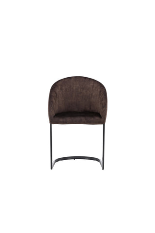 Venture Home Kvällsmatstol 2-pack - Mattbrunt / Brunt Tyg