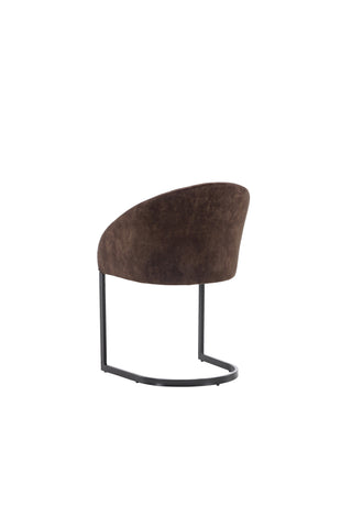 Venture Home Kvällsmatstol 2-pack - Mattbrunt / Brunt Tyg