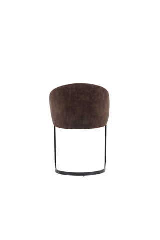Venture Home Kvällsmatstol 2-pack - Mattbrunt / Brunt Tyg