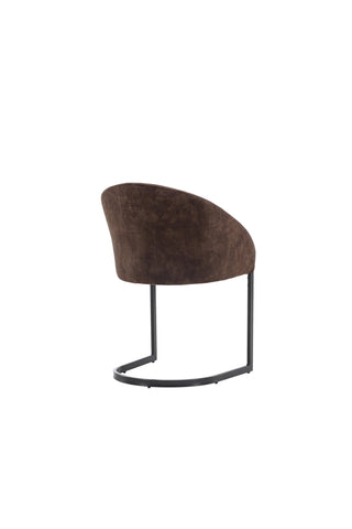 Venture Home Kvällsmatstol 2-pack - Mattbrunt / Brunt Tyg