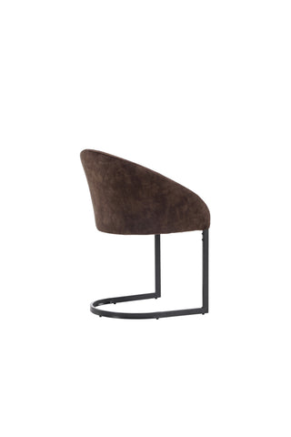 Venture Home Kvällsmatstol 2-pack - Mattbrunt / Brunt Tyg