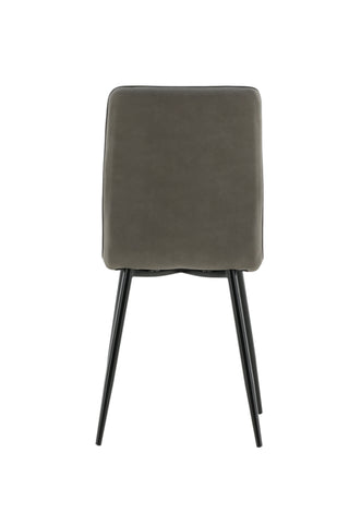 Windu Lyx Stol 2-pack - Svart / Grå Micro Fiber