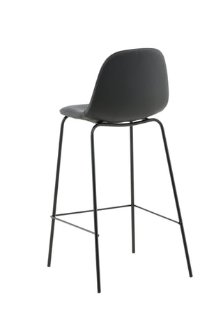Polar Barstol 2-pack - Svart / Svart PU