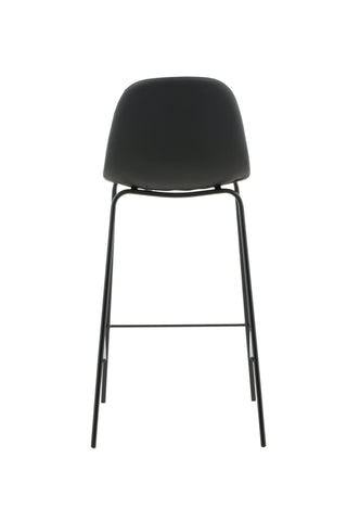 Polar Barstol 2-pack - Svart / Svart PU