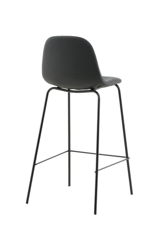 Polar Barstol 2-pack - Svart / Svart PU