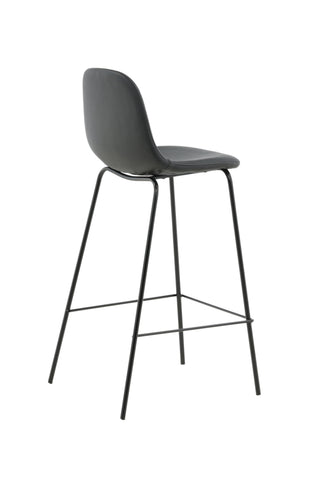 Polar Barstol 2-pack - Svart / Svart PU