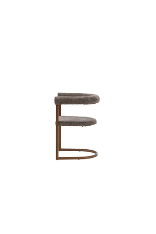 Venture Home Morgonmatstol 2-pack - Brun / Grå Boucle