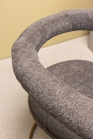 Venture Home Morgonmatstol 2-pack - Brun / Grå Boucle