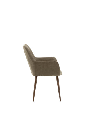 Venture Home Zizo Matstol 2-pack - Svart / Brunt Mikrofibertyg
