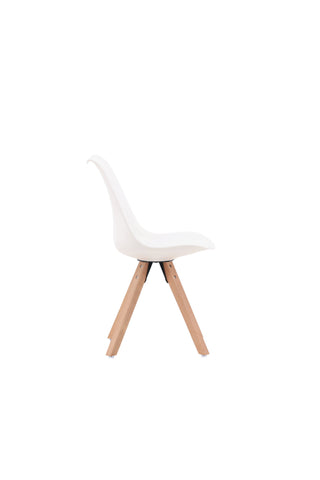 Venture Home Edina Matstol 2-pack - Svart / Vit Boucle