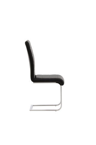 Venture Home Selma Matstol 2-pack - Svart / Svart sammet