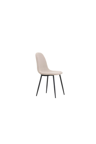 Venture Home Polar Matstol 2-pack - Svart / Beige Boucle