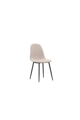 Venture Home Polar Matstol 2-pack - Svart / Beige Boucle