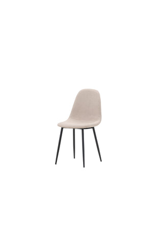 Venture Home Polar Matstol 2-pack - Svart / Beige Boucle
