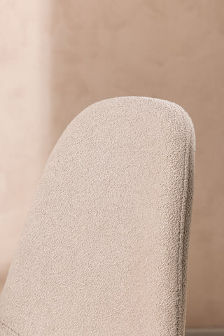 Venture Home Polar Matstol 2-pack - Svart / Beige Boucle