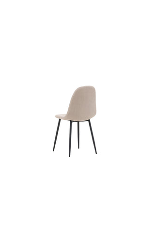 Venture Home Polar Matstol 2-pack - Svart / Beige Boucle