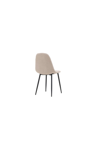 Venture Home Polar Matstol 2-pack - Svart / Beige Boucle